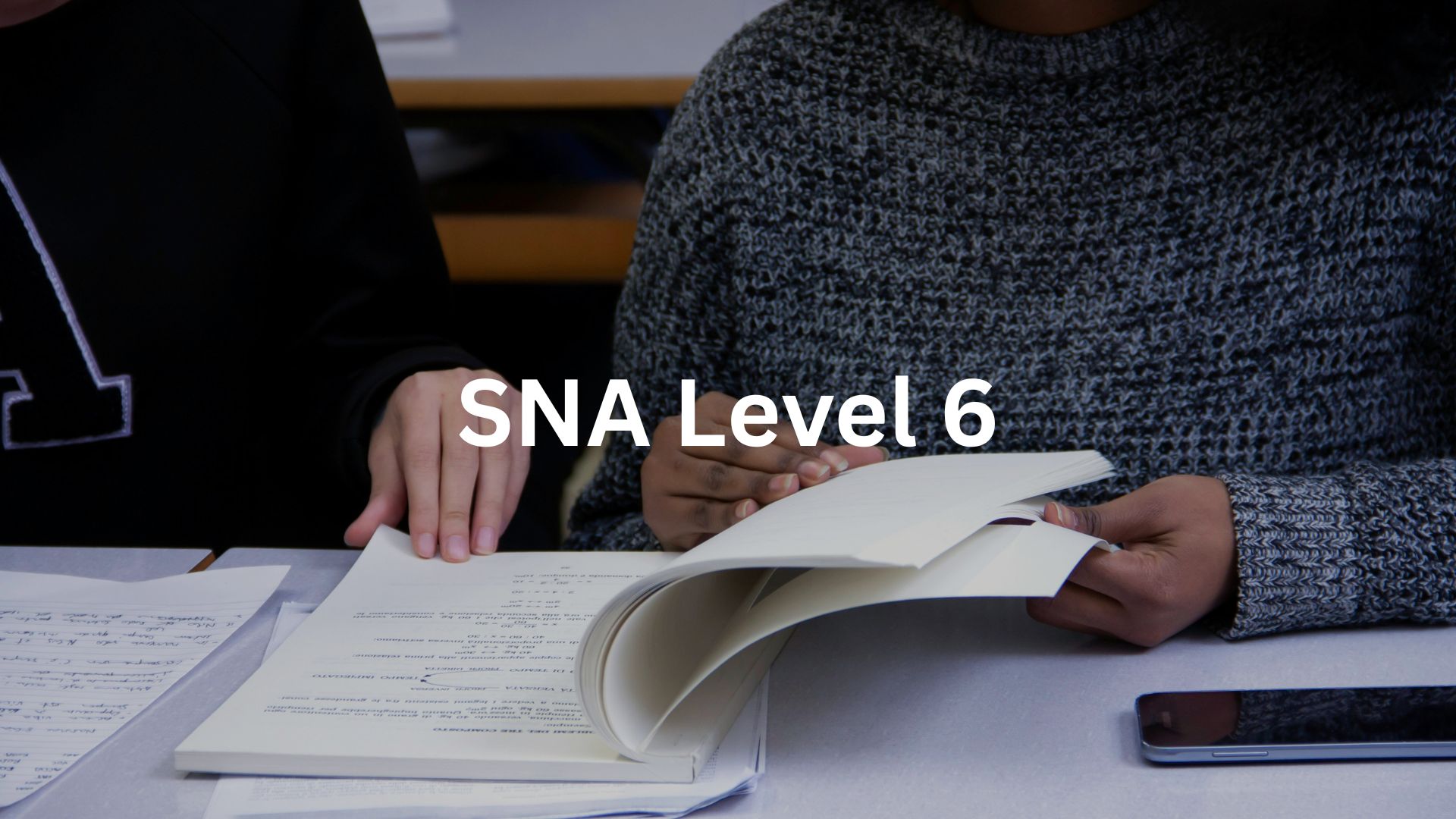 Sna Basic Example SNA Level 6 - Portarlington Further Education & Training Centre